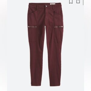 PISTOLA Hannah Eco Cargo Skinny Pant Burgundy Sz 16